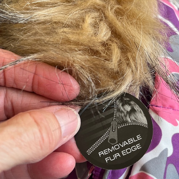 NWT Canada Weather Gear Snow Suit Hooded Kids 6/9MPurple Pink  Waterproof Warm - Picture 4 of 16